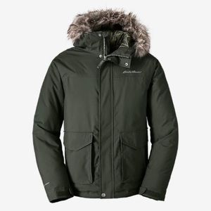 Eddie Bauer Superior 2.0 Down Jacket, Mens Small, Loden color brand new with tag